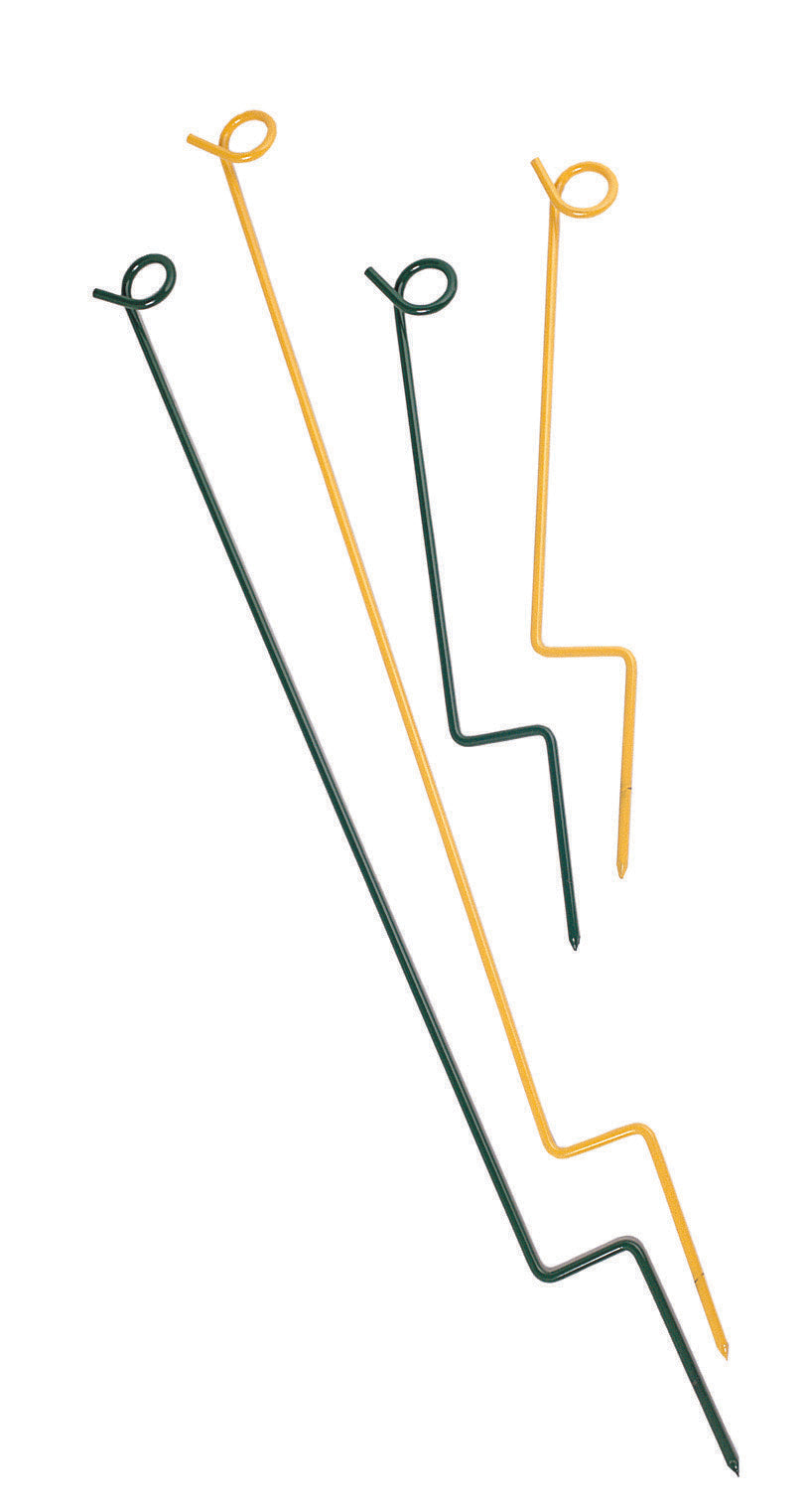 Standard Golf Steel Rope Stakes with Spike – Golf Mats UK
